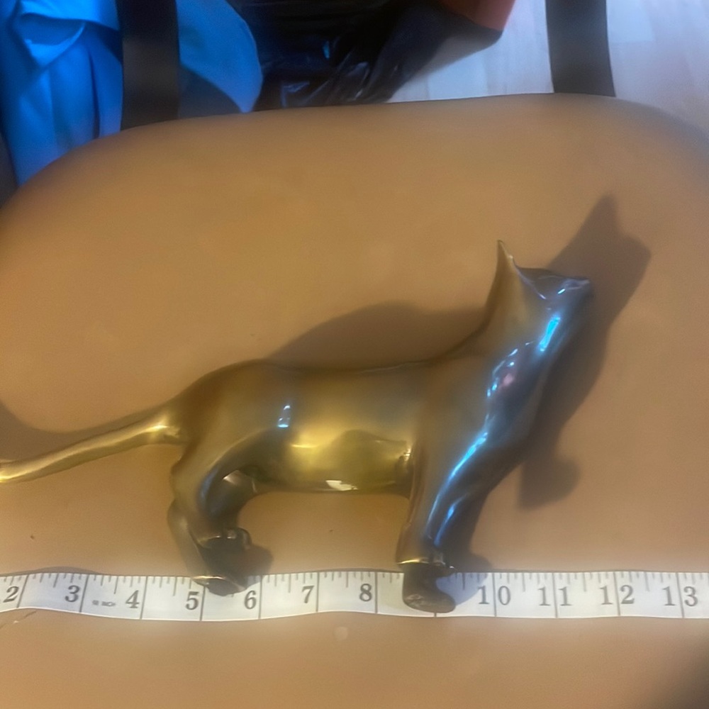 Brass cat